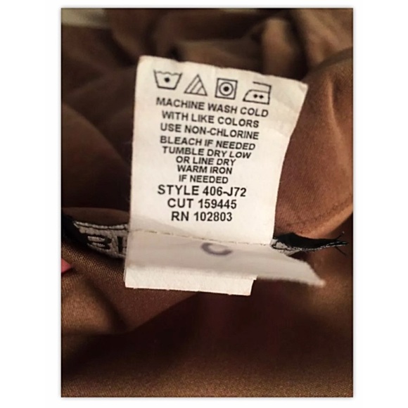 BRIGGS NEW YORK Saddle Brown Faux Suede Shirt Jacket – Size 18 - Picture 3 of 4